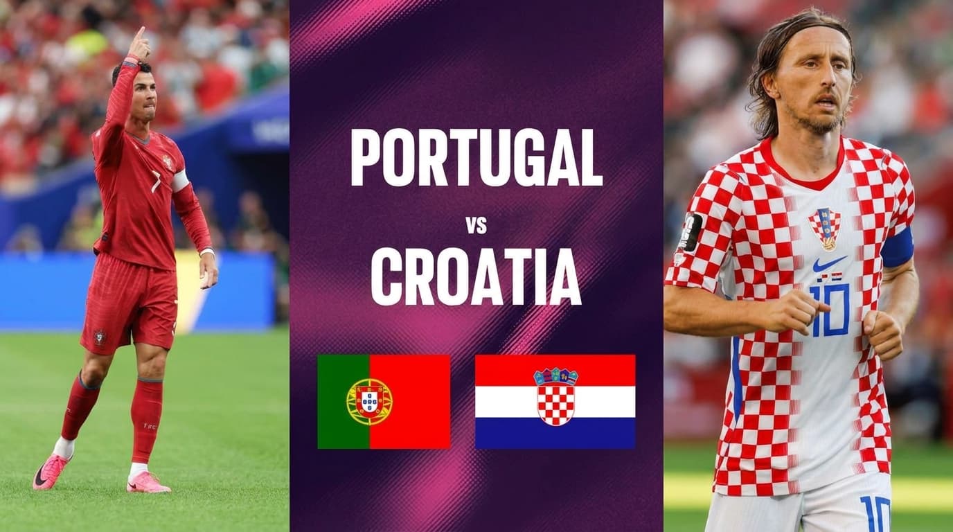 Portugal vs Croatia in round of 32