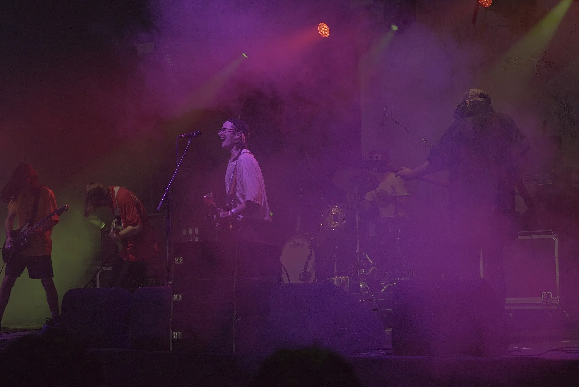 DIIV ZIRP era photo with band tied to A. G. Cook collaboration