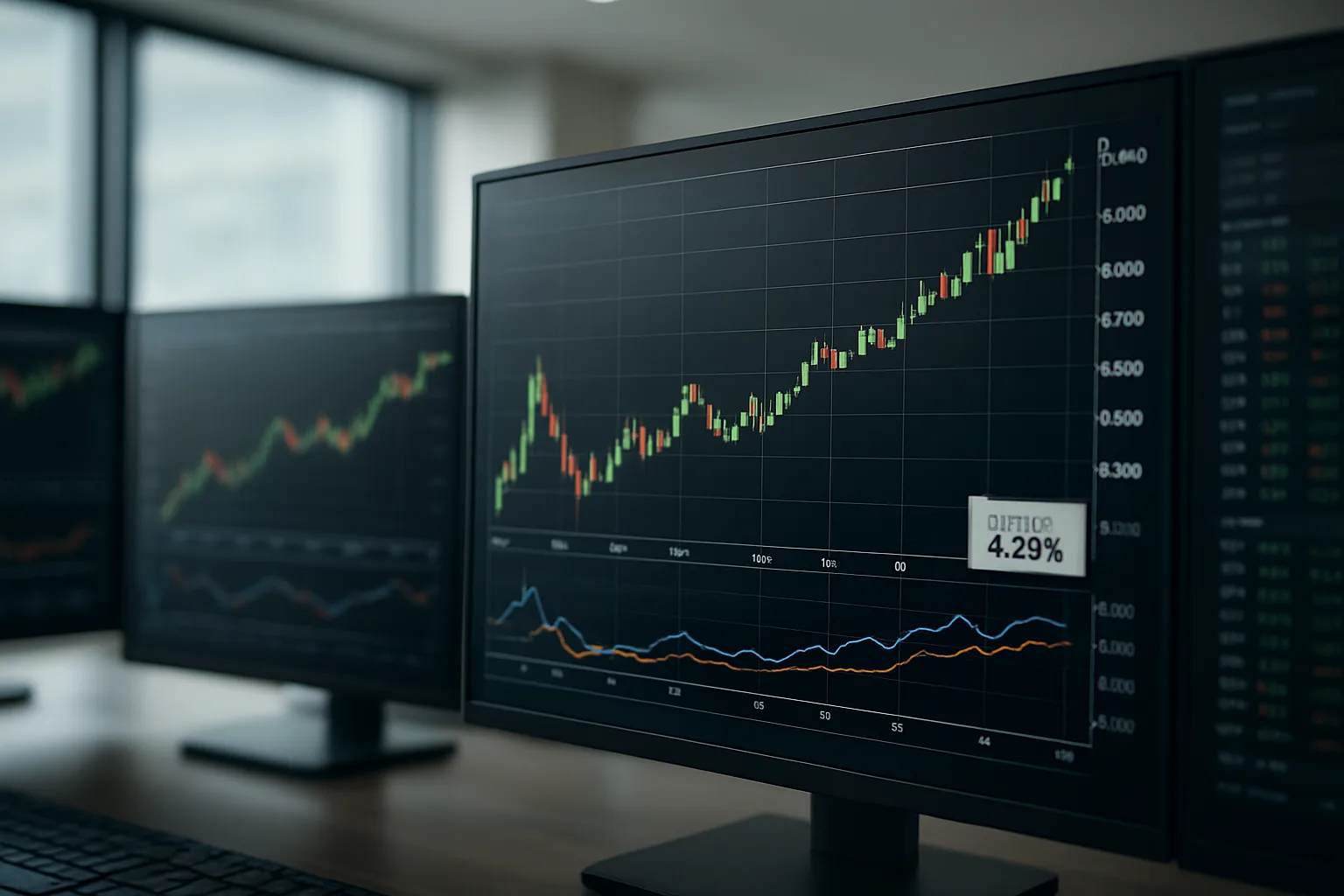 FTSE 250 dividend stock chart on a trading screen highlighting passive income potential