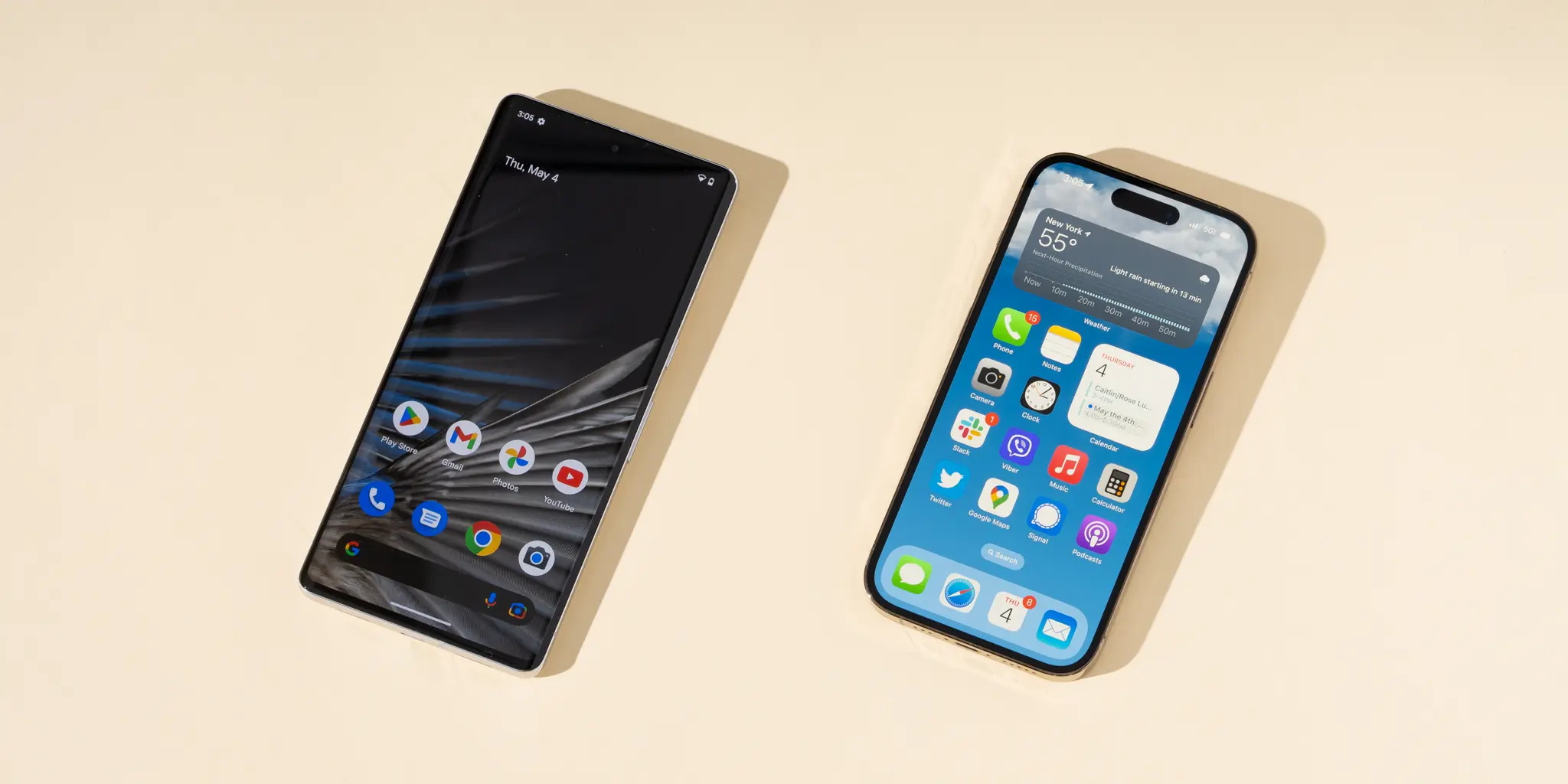 Person holding an iPhone while comparing downsides of switching from Android to iPhone