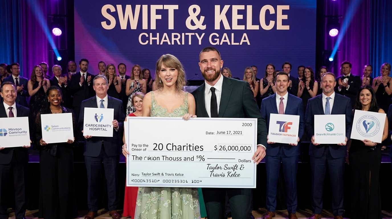 Taylor Swift and Travis Kelce Donate $26 Million to 20 Charities