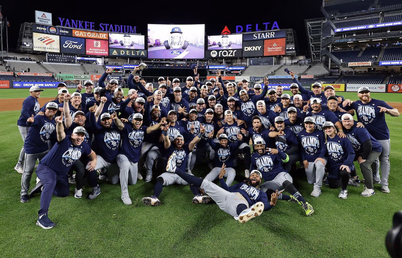 Rays clinch AL East