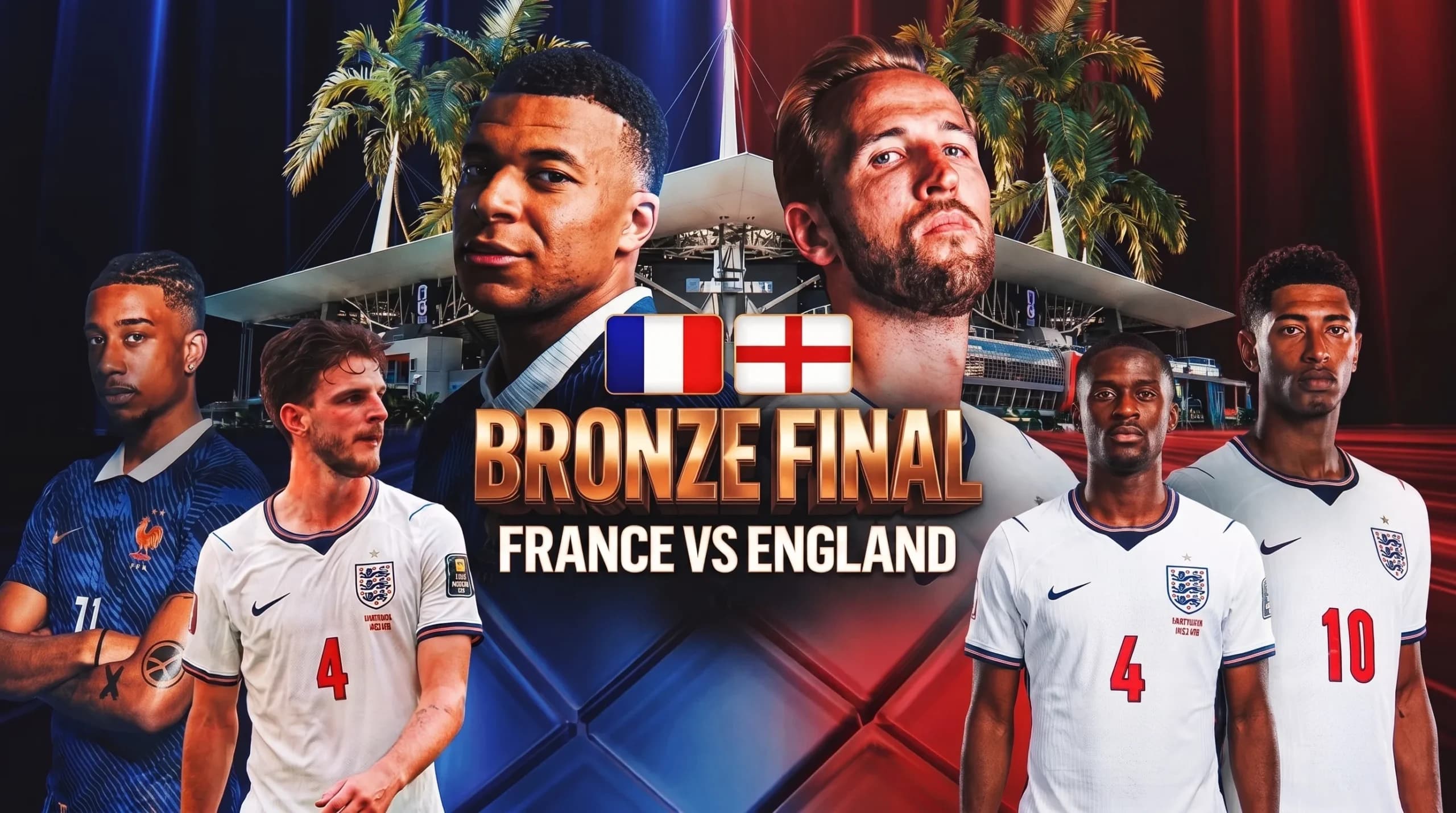 France vs England 3rd Place Playoff