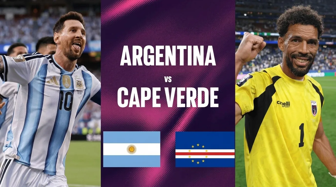 Argentina vs Cape Verde World Cup Round of 32