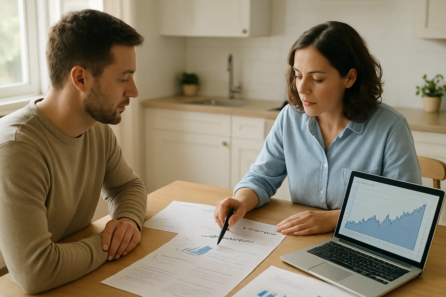 Investors reviewing a TFSA dividend strategy document with charts and stock yields