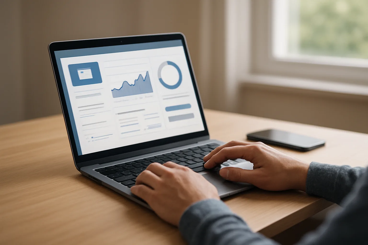 Apple Upgrade monthly device leasing payments managed on a laptop at home