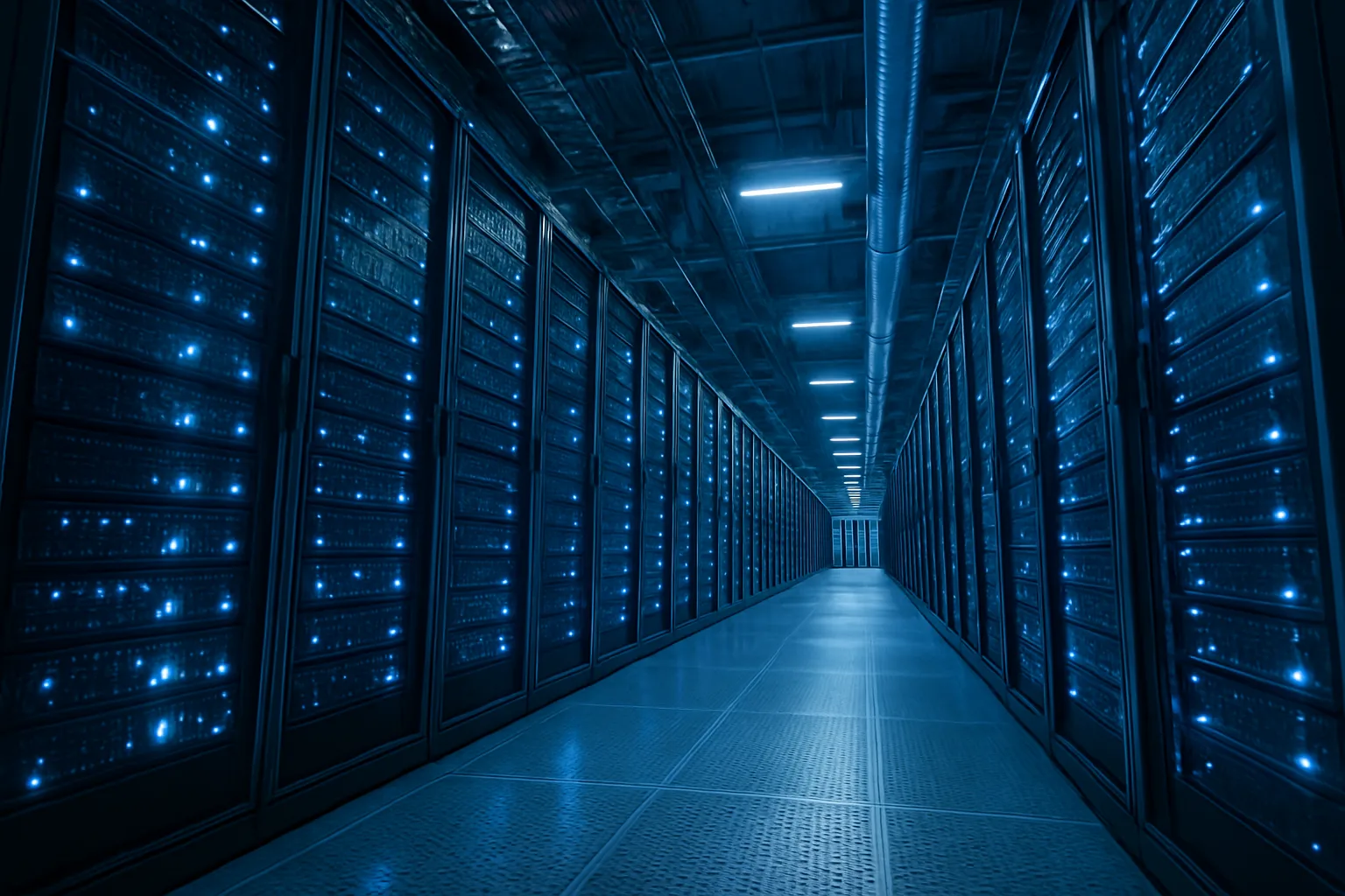 Hyperscale data center symbolizing Alphabet CapEx and Nasdaq microcap rule era